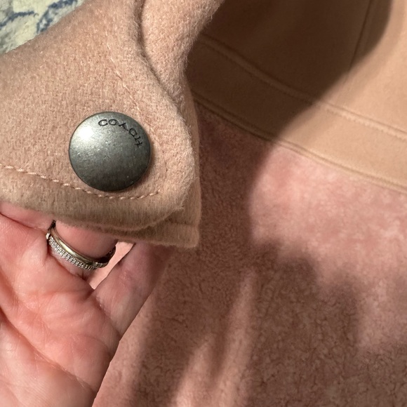 NWT COACH wool limited edition shearling coat - Picture 8 of 8